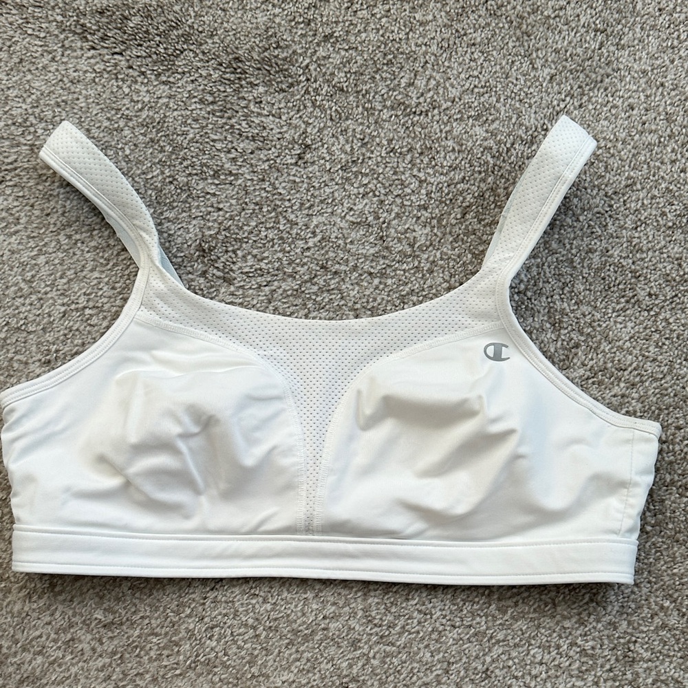 Champion Classic White Sports Bra
